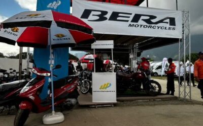 Nuestra afiliada Corporacion Kuri Sam, Motos Bera presente en Expo-Transporte 2022