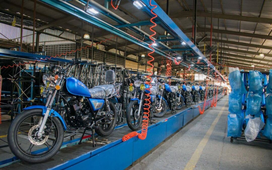 En 122% se ha incrementado el ensamblaje de motocicletas en 2023. Para el 2024 proyectan ensamblar 900 mil.
