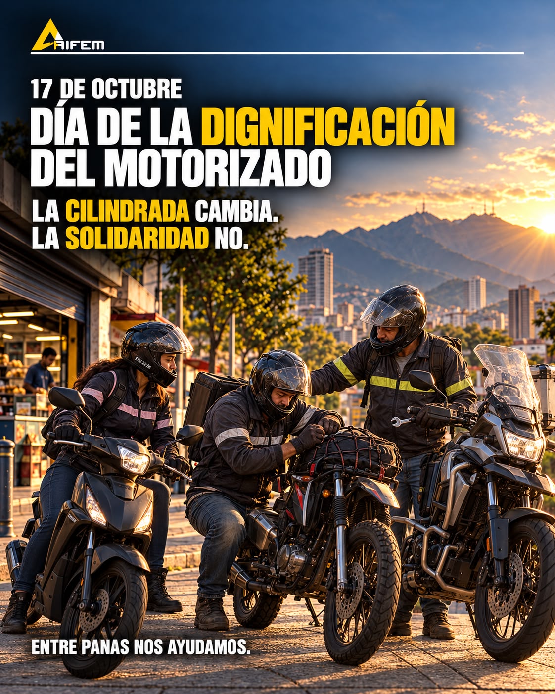 Día de la Dignificación del Motorizado