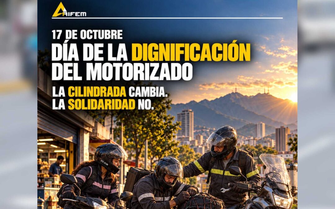 ¡Hoy conmemoramos el Día de la Dignificación del Motorizado en Venezuela!